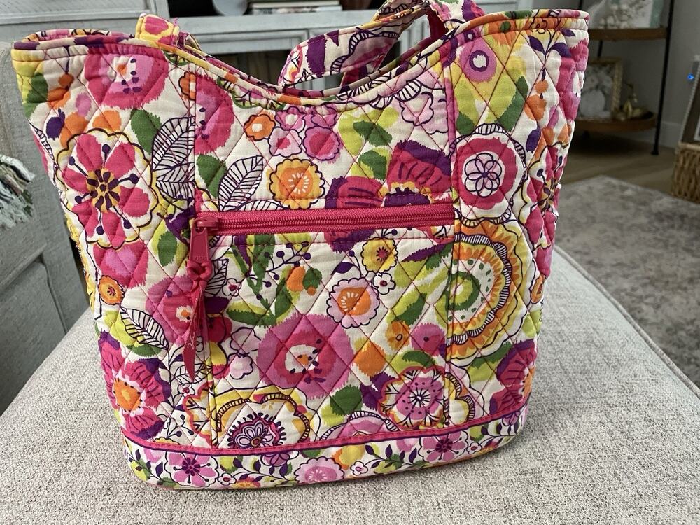 Vera Bradley Medium Tote Shoulder Bag Clementine